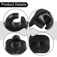 thumbnail image 2 of GLFILL 1X PVC Inflatable Boat Paddle Clips Oar Rowing Pole Paddle Clip Holders Mount Patch For Rowing Boats Dinghy Kayak Accessories Black, 2 of 9