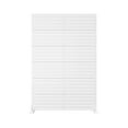 thumbnail image 2 of MAYEERTY Outdoor Privacy Screen – Weatherproof Galvanized Steel Panel,Stripe,White, 2 of 7