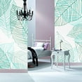 thumbnail image 2 of IDEA4WALL 6pcs Botanical Peel and Stick Wallpaper Removable Wall Murals Large Wall Stickers for Home Decoration, 100"x24", 2 of 5