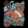 thumbnail image 2 of Mens Lilo & Stitch Hawaiian Galactic Race Lightweight Hoodie, 2 of 4