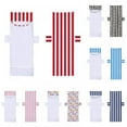 Stripe Beach Lounge Chair Towel with Fitted Top Pocket, 29.5*78.7
