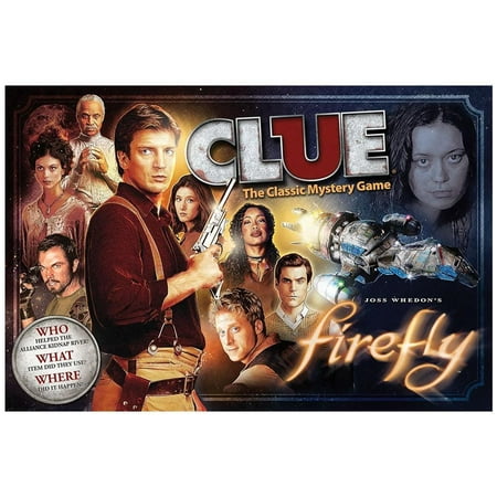 CLUE The Classic Mystery Board Game: FireFly Edition Alliance River Serenity Hasbro CL006398