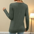 thumbnail image 6 of HongQid Long Sleeve V Neck T Shirts Womens Spring Fall Casual Henley Dressy Tops Cute Work Outfits Clothes, 6 of 8
