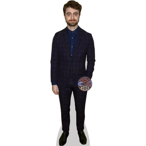 Daniel Radcliffe (Checkered Suit) Mini Cardboard Cutout Standee