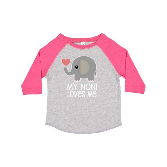 Inktastic My Noni Loves Me Grandchild Boys or Girls Toddler T-Shirt