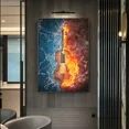 thumbnail image 4 of 5D DIY Full Drill Diamond Painting, Musical Instrument Guitar Diamond Embroidery Rhinestone Sticker Mosaic Home Decor, 40 x 50 cm, Unframed,FX6157,50x40cm, 4 of 7