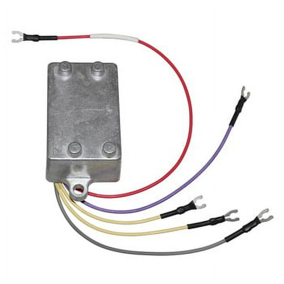 Voltage Regulator, 10amp Johnson/Evinrude 35-70hp 1992 & Up Pro #: 193-4476 X-Ref #: 584476 18-5827, 584476, 585001
