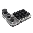 thumbnail image 3 of Teclado programable con RGB 3 perillas 12 teclas 2,4G recepción USB Bluetooth teclado multifunción DIY, 3 of 5