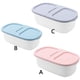 thumbnail image 5 of Toystoory Contenedor de almacenamiento de arroz a prueba de insectos Caja de grano de cocina para el hogar a prueba de humedad con sello de Organizadores de utensilios de cocina Azul 33.5x12x19.5cm, 5 of 6