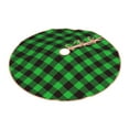 thumbnail image 2 of Kll Buffalo Plaid Green Black Christmas Tree Skirt 48",Party Decorations Farmhouse For Christmas Decorations Holiday Party, 2 of 8