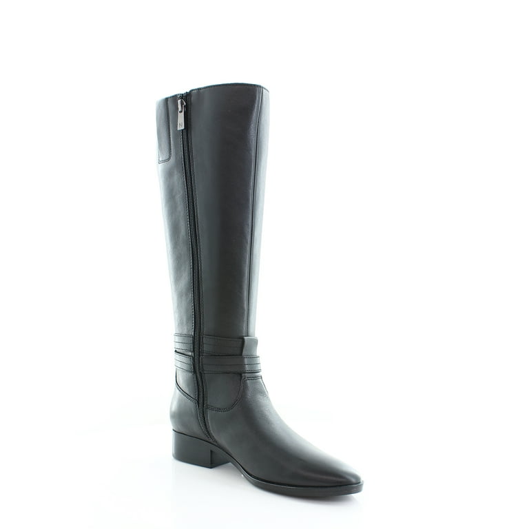 Naturalizer black riding boots store