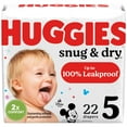 thumbnail image 1 of Pañales para Bebé HUGGIES Snug & Dry Talla 5 Paquete de 22, 1 of 9