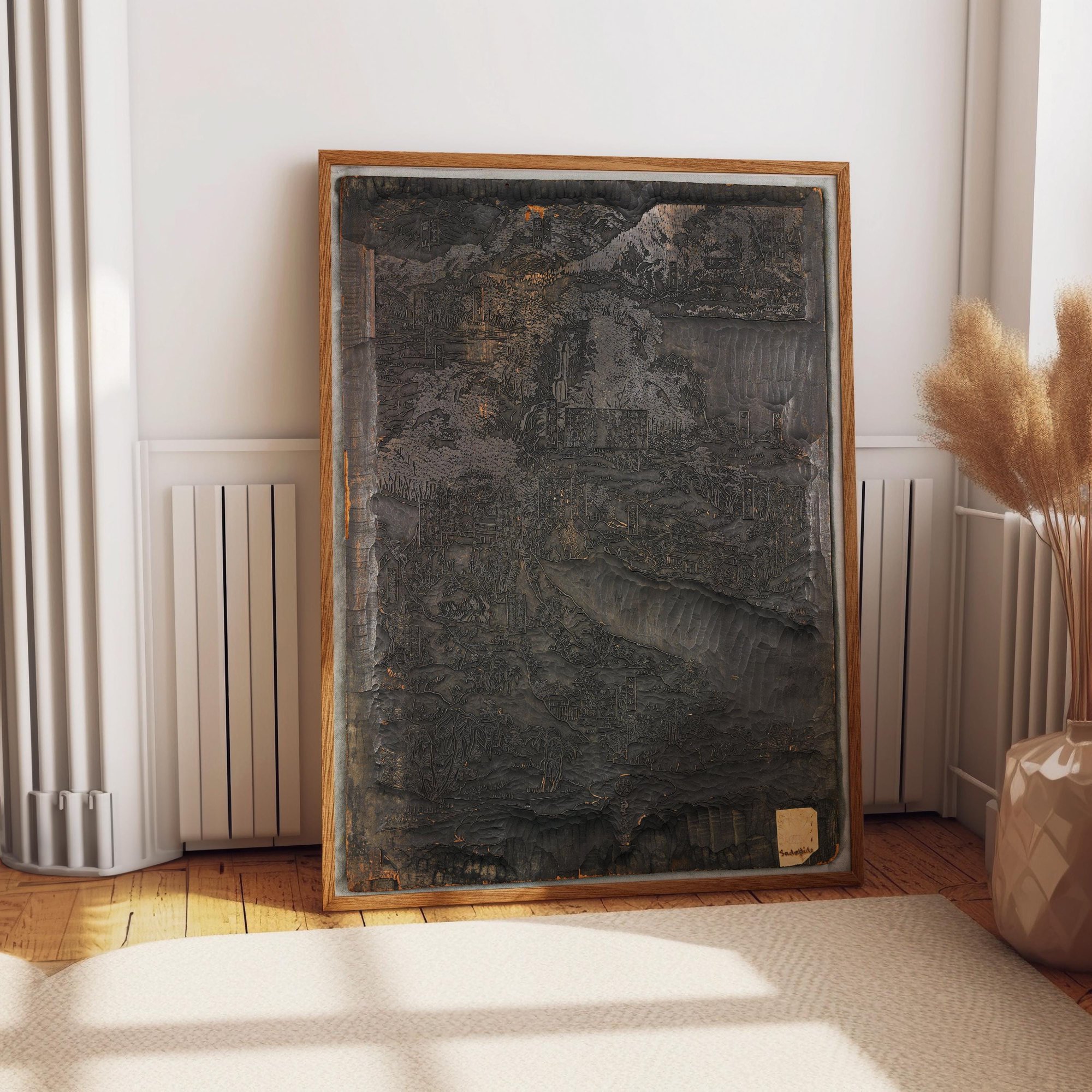Japanese Printing Plate Art Print Ukiyo-E Block Wall Art Wabi Sabi Decor Poster Home Decor Office Wall Art