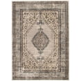 thumbnail image 1 of eCarpetGallery Modern Living Room Area Rug, 6'7" x 9'6", Ivory, Oregon Bijar, 1 of 9
