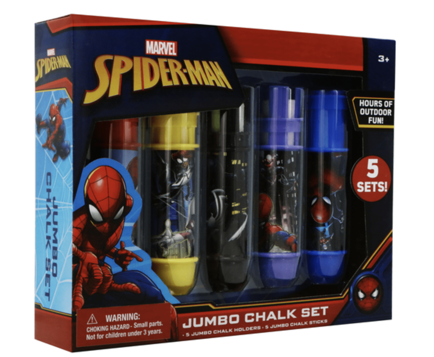 Marvel Spider-Man™ Jumbo Chalk Set 10-Piece