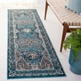 thumbnail image 2 of SAFAVIEH Vintage Hamadan Petar Oriental Runner Rug, Blue/Ivory, 2'3" x 8', 2 of 8