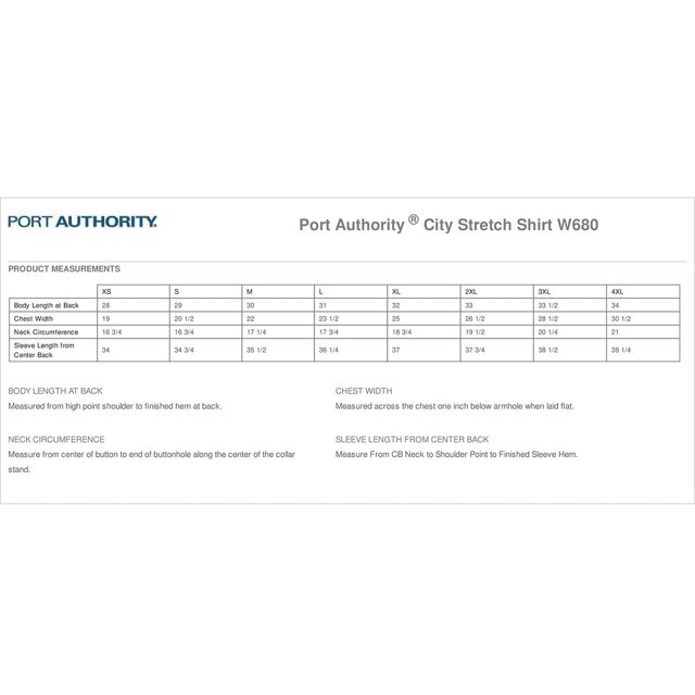Port Authority Chemise Extensible pour Hommes W680