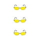 thumbnail image 3 of Qarigey Classic Driving matal mens Gafas de sol Lentes amarillas Type1 NO1, 3 of 6