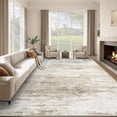 thumbnail image 2 of Washable Rug 6x9 Area Rugs for Living Room: Neutral Soft Rug Abstract Non Slip Low Pile Modern Carpet for Bedroom Kitchen Nursery Office Dining Room Indoor (Black, 6'x9'), 2 of 10