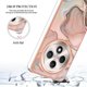 thumbnail image 5 of For Oppo Reno12 F 4G Oppo Reno12 F 5G TPU Case Marble Pattern 2.0mm Electroplating Phone Back Cover, 5 of 5