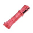 thumbnail image 1 of Ucreative Cable de cabrestante sintético de 3/16 pulgadas x 50 pies, cuerda de 8 350 libras con funda protectora negra para ATV UTV (rojo), 1 of 1