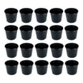 thumbnail image 3 of 20 piezas de macetas negras para guardería, contenedor para guardería, macetas versátiles 23cm, 3 of 8