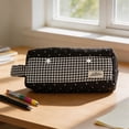 thumbnail image 5 of Large Zipper Pencil Case Pouches, Cute Black White Pencil Case School Supplies, Marker Organizer with Handle, Crayon Box Pencil Dispenser for Classroom Office School, 5 of 7