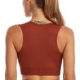 thumbnail image 5 of Magazine Women's Sleeveless Sports Vest Tops, Wireless Comfort Crop Tank for Running Yoga Workout Fitness, 5 of 5