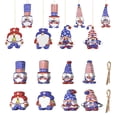 thumbnail image 4 of Xihbxyly Mi Pedido Manual Madera para Día de La Independencia Gnomo Rodolfo Del Día de La Independencia Decoración de Pared con Colgante Pequeño, 4 of 7