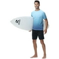 thumbnail image 5 of Weilanxin Swim Shirts Short Sleeve for Men Quick Dry Running UPF50+ Sun Protection Rash Guard Top Moon Blue Gradual Grey Blue XL, 5 of 7
