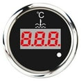 thumbnail image 1 of 40-120 Water Temp Gauge With M16*1.5 Water Temperature Sensor Sender 52mm Water Temp Meter Indicator For Car Boat Motorcycle, 1 of 7