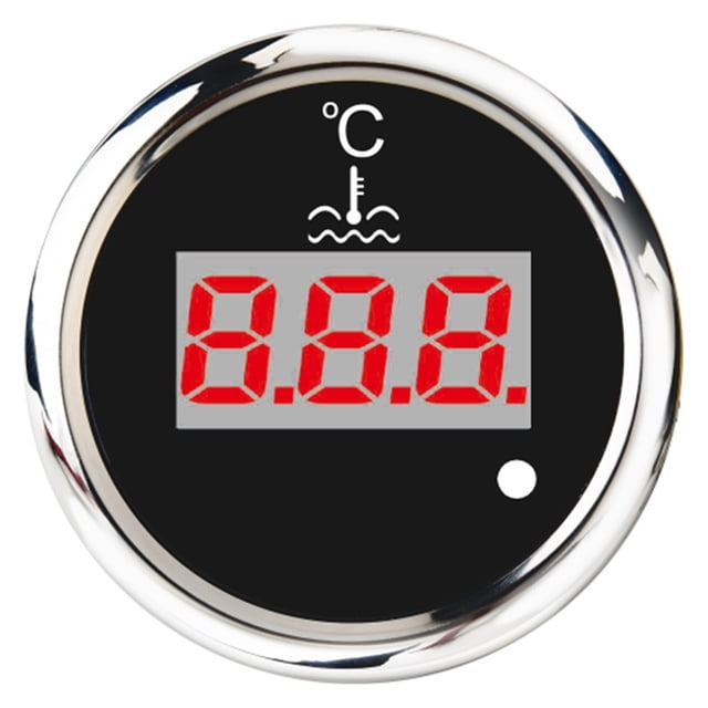 40-120 Water Temp Gauge With M16*1.5 Water Temperature Sensor Sender 52mm Water Temp Meter Indicator For Car Boat Motorcycle