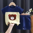 thumbnail image 4 of UAYOTSE Kids Cotton Pajamas Set 6 9 12 18 24 Months PJS short Sleeve Sleepwear Loungewear,Sizes 3-6 Months, 4 of 4