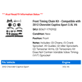 thumbnail image 2 of Front Timing Chain Kit - Compatible with 2012 Chevy Captiva Sport 3.0L V6, 2 of 2