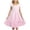 Pink, variant on Ketyyh-chn99 Flower Girls Tulle V-Neck Bowknot Dress for Kids Girls Dresses Double Sleeve Square Neck Off Shoulder With Pockets Tween Size for 11-12 Years,Hot Pink