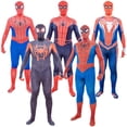 thumbnail image 2 of Halloween Adulto Spiderman Homecoming Peter Parker Disfraz De Superhéroe Cosplay Zentai Traje Niño Mono Fiesta, 2 of 4
