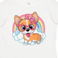 thumbnail image 4 of Inktastic Corgi Dog Lover Rainbow Girls Toddler T-Shirt, 4 of 5