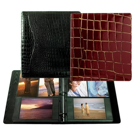 Raika SF 161 BLK 8 X 11 Combination Three Ring Album - Black