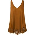 thumbnail image 1 of HSHDLDF Plus Size Swing Lace Flowy Tank Top for Women, 1 of 4