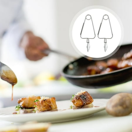 

2Pcs Stainless Steel Snail Tong Escargot Tong Food Serving Clip Clamp Tableware