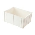 thumbnail image 2 of Industrial Storage Box Heavy Duty Storage Bin for Organizing Portable Car Trunk Organizer Storage Container for Closet Garage White 35.5x28x17cm, 2 of 7