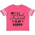 thumbnail image 3 of Inktastic My Best Friend is My Poppy with Hearts Boys or Girls Toddler T-Shirt, 3 of 5