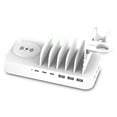 thumbnail image 1 of Tignapoo Station de Recharge Sans Fil GaN 150 W 9-en-1 avec 9 Ports, Recharge Rapide pour Téléphones, Tablettes, Montres et Livres Électroniques, Protection Multiple, Distribution Intelligente de l'Alimentation, Séparateur Amovible, Compact, 1 of 6