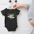thumbnail image 5 of Dreamer Celestial Sun Moon Face Romper Boys or Girls Infant Baby Brisco Brands NB, 5 of 6