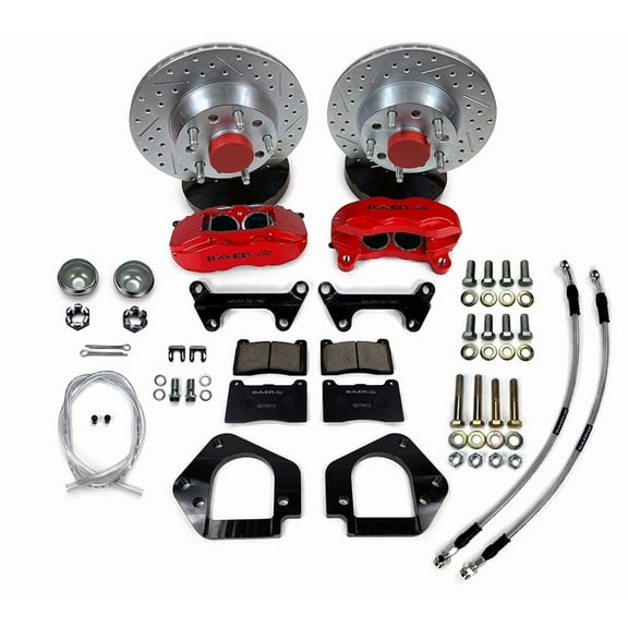 Baer Brakes 4301685B 11" SS4 Int Hub, Front Brake Kit, Black, SDZ