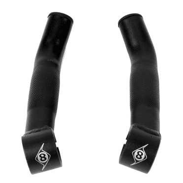 Origin-8 Comp Lite Alloy Bar End Set Short Bend Black Mountain Commuter Bike