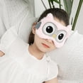 thumbnail image 4 of 1Pcs Pink Cloth Cartoon Eye Mask for Girls Sleep Travel Home Use, 4 of 8