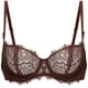 thumbnail image 1 of Sostén DOBREVA 42B Balconette de Encaje Push Up Avellana, 1 of 3