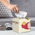 thumbnail image 6 of KLL Autumn Gnomes1 Print Tissue Box Cover,Leather Tissue Holder Square Facial Tissue Case Facial Paper Organizer Dispenser for Bathroom, Vanity Countertop, 6 of 7