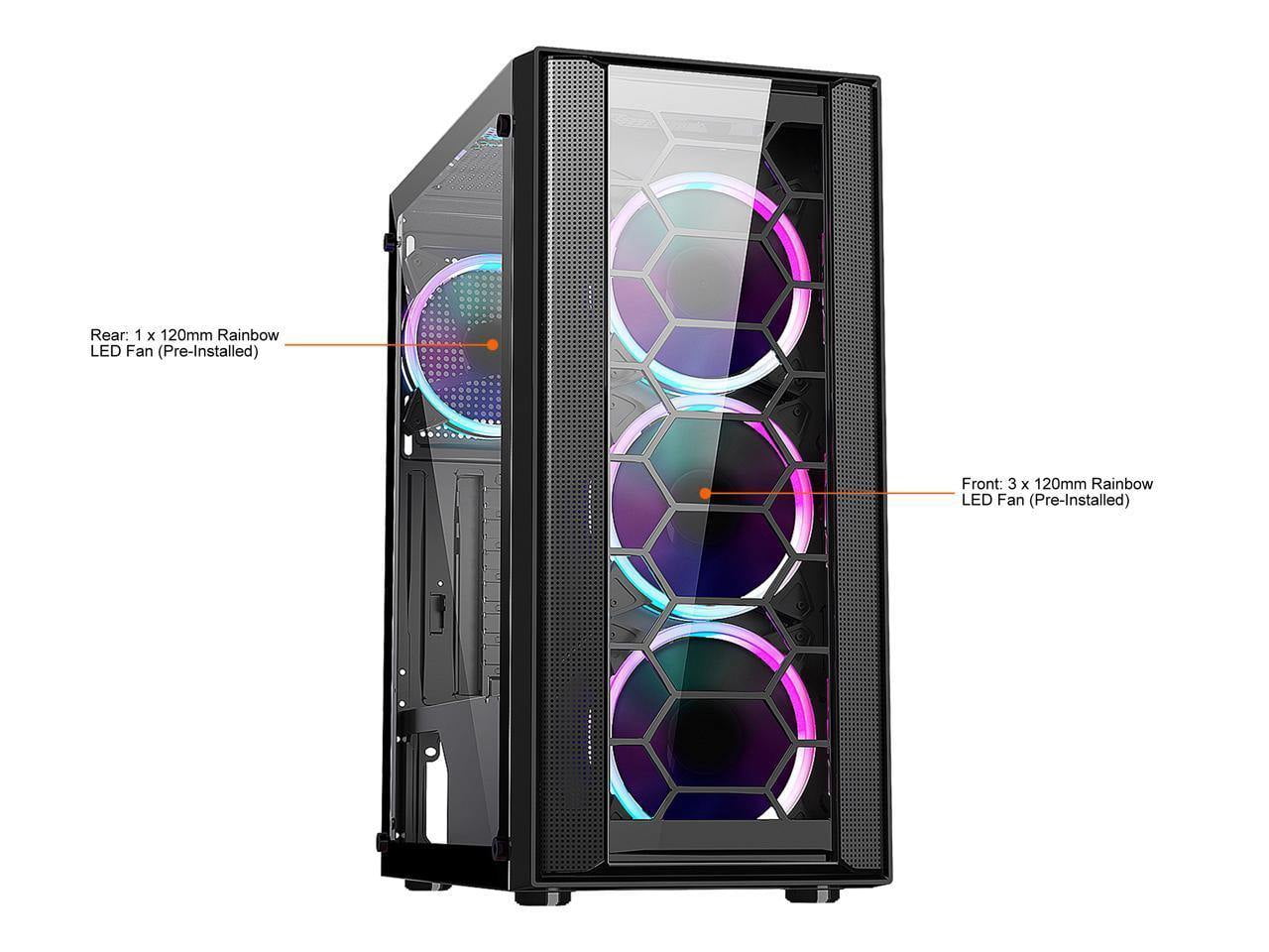 DIYPC Rainbow-Flash-F4-B Steel 